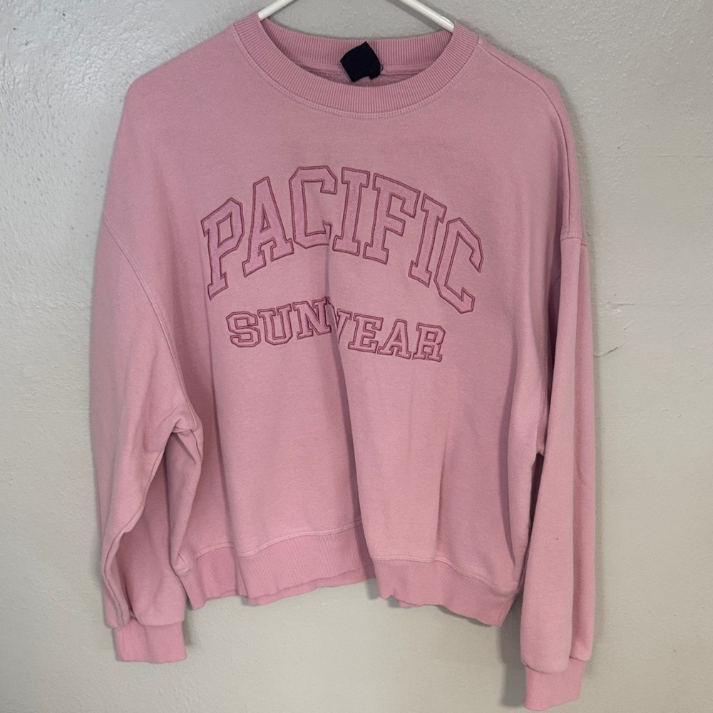 PacSun Pink Crew Neck Sweater